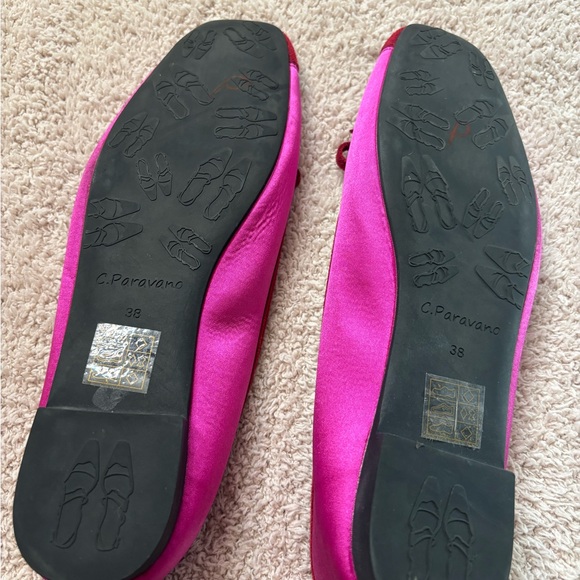 NWOT C.Paravano Cap-Toe Ballet Flats Elena - Picture 9 of 13